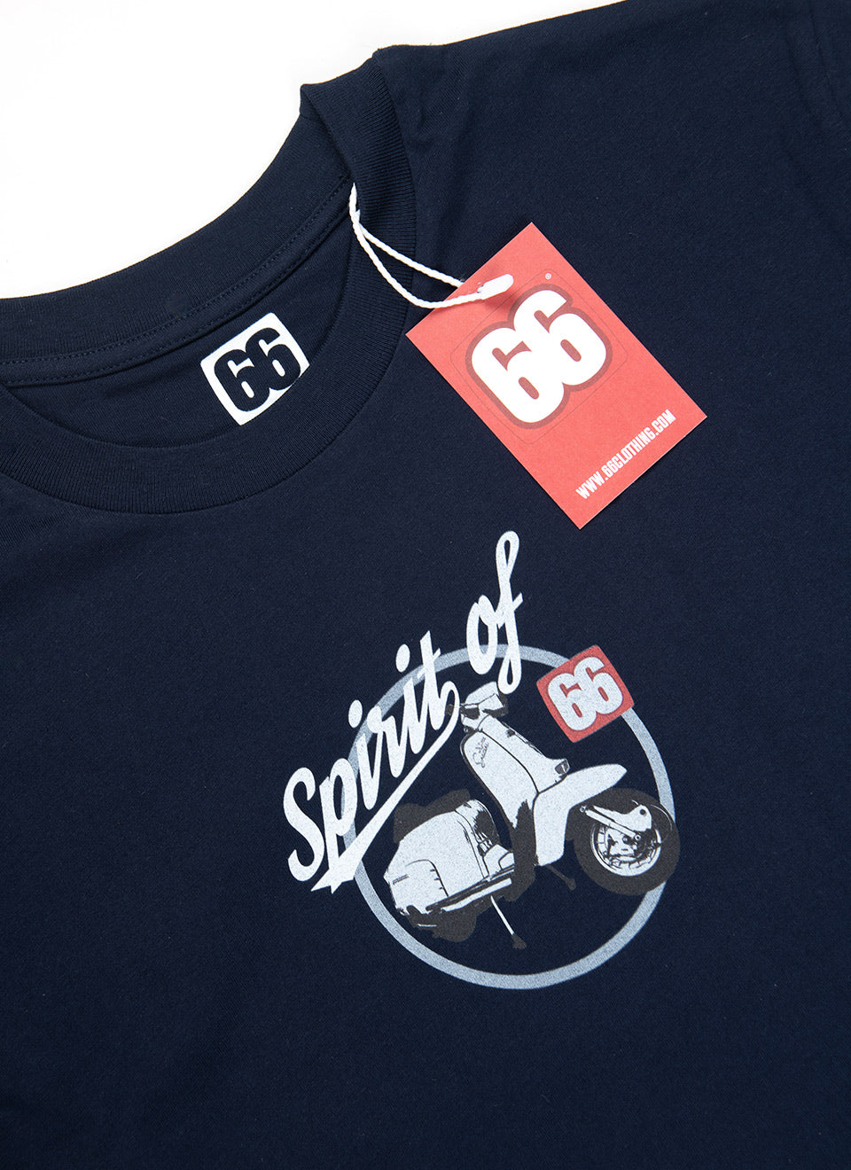 Spirit of 66 Lambretta - Navy T-shirt - AceTee by 66 Clothing