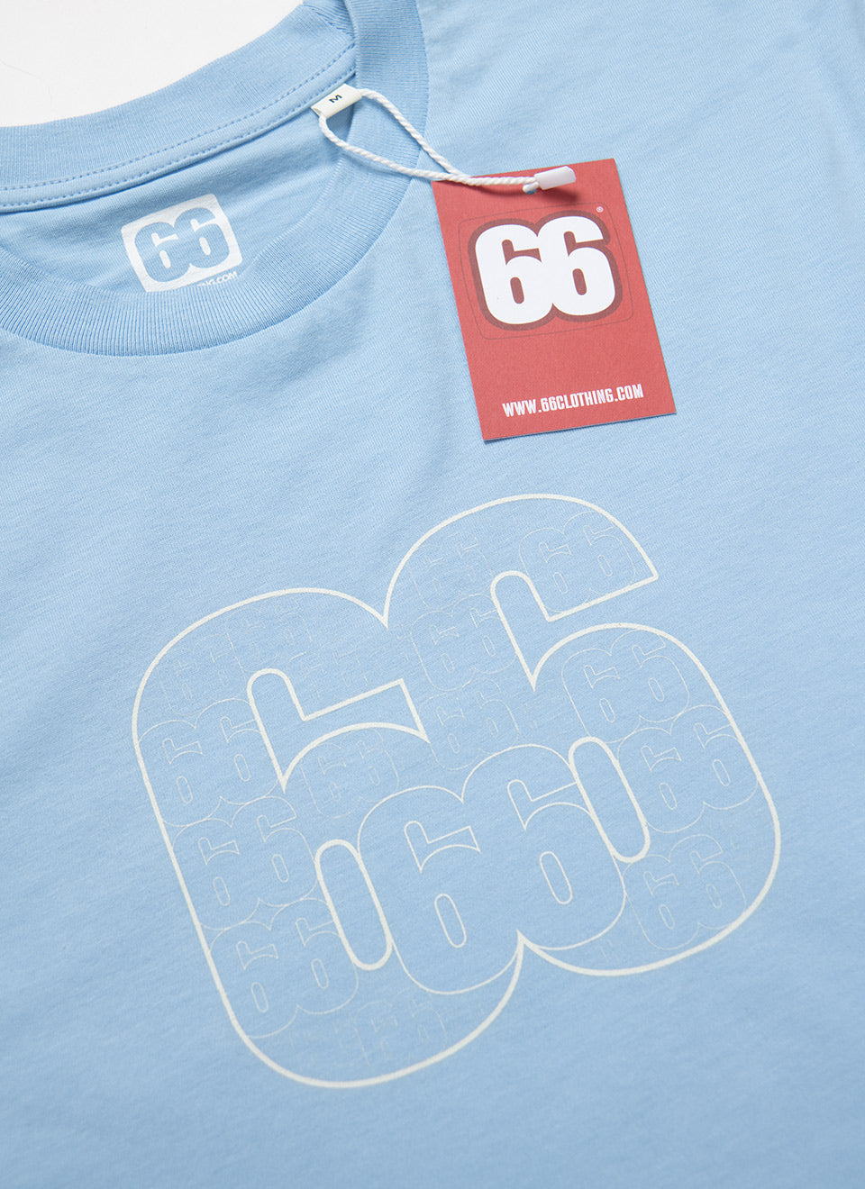Multi 66s - Sky Blue T-shirt - AceTee by 66 Clothing