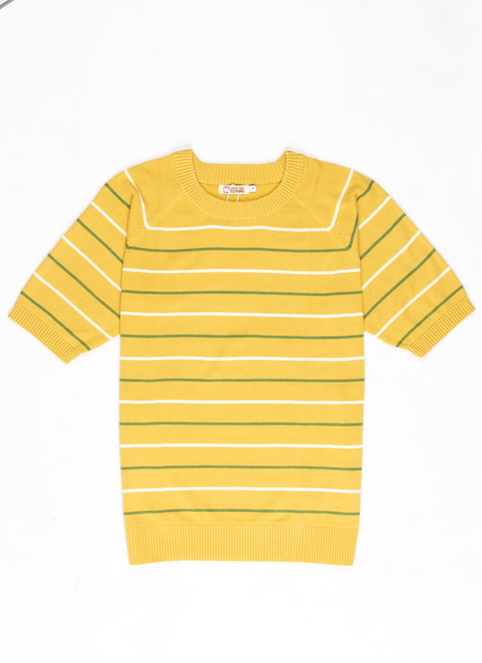 The โSureshotโ by 66 Clothing โ Striped Knit Top Inspired By Beastie Boys Video