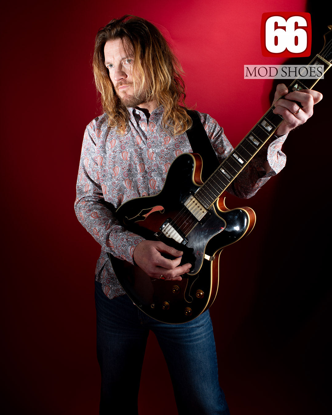 The "Rain" Paisley Shirt - John Lennon Beatles 1966 Inspired by 66 Clothing