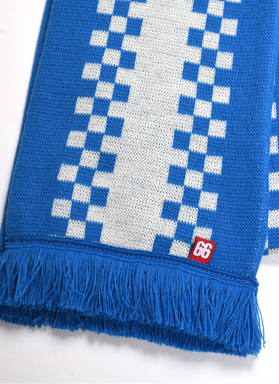 The Racer Scarf In Aqua Blue - By 66 Clothing