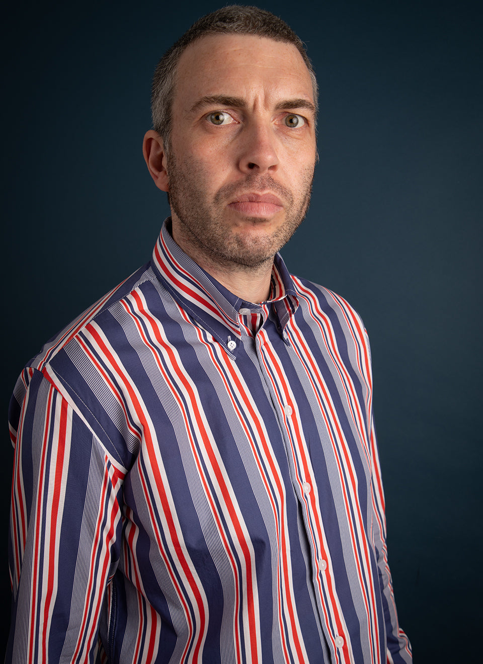 The "Slide Away" Shirt RWB Stripe - Liam Gallagher Oasis Inspired by 66 Clothing