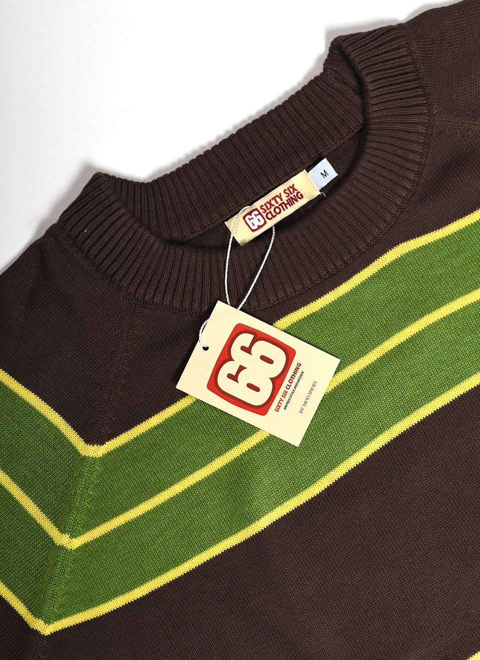 The 'Teen Spirit' by 66 Clothing - Striped Knit Top Inspired By Kurt Cobain in Nirvana "Smells Like Teen Spirit" Video