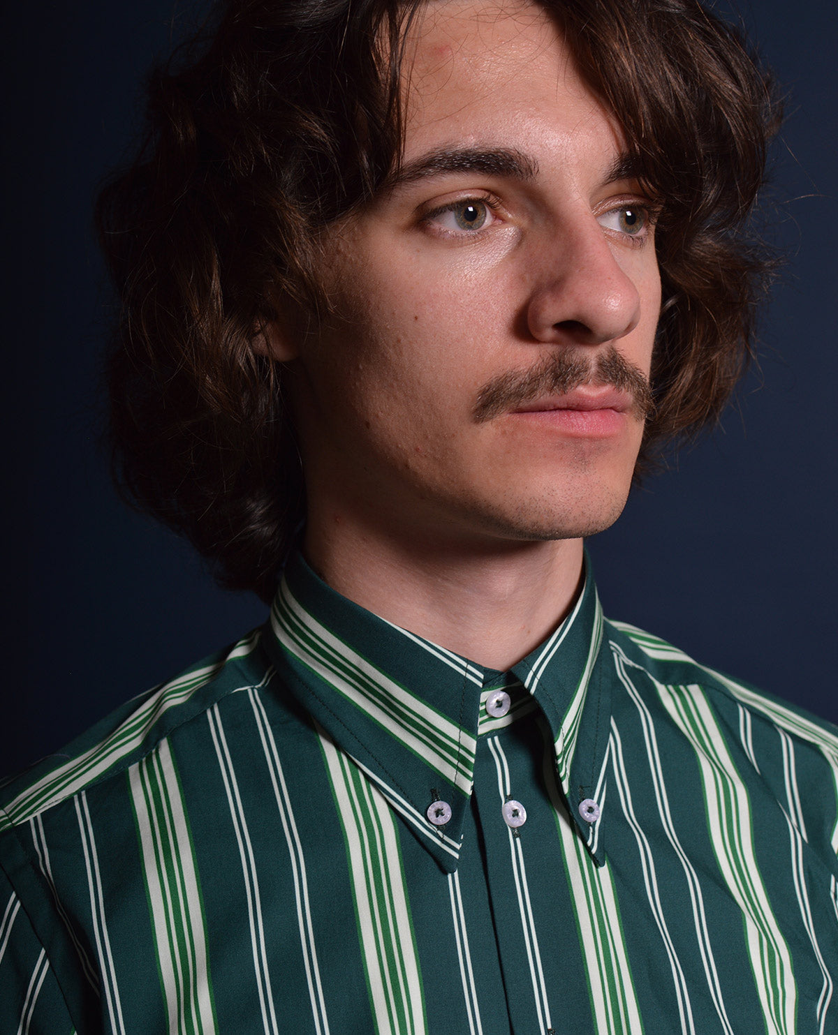 The 'Hey Jude' George Harrison Beatles Inspired - Button Down Long Sleeve Shirt by 66 Clothing - 60s Mod Skin Style