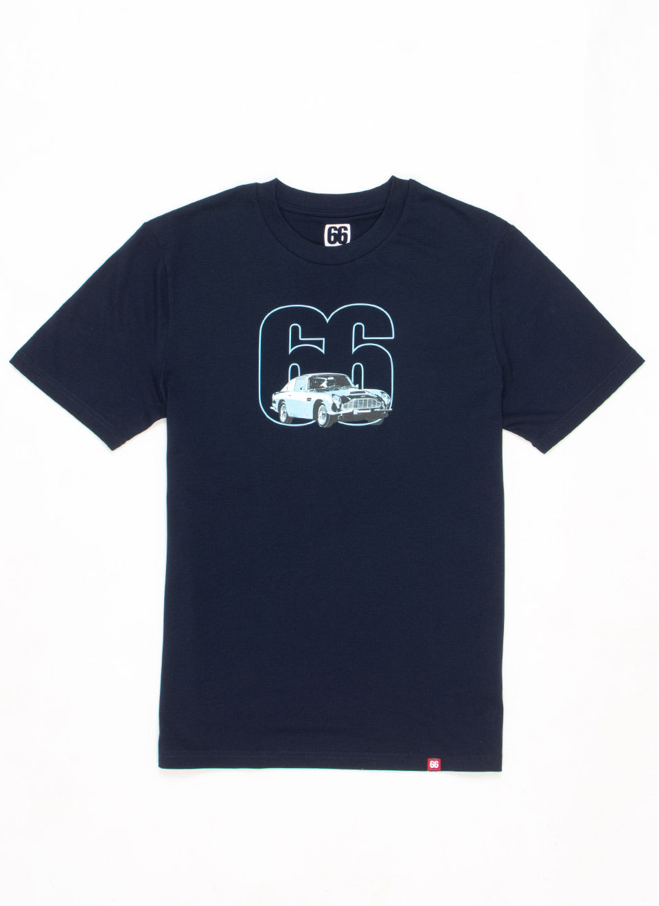 Aston Martin DB5 Inspired - Navy T-shirt - AceTee by 66 Clothing