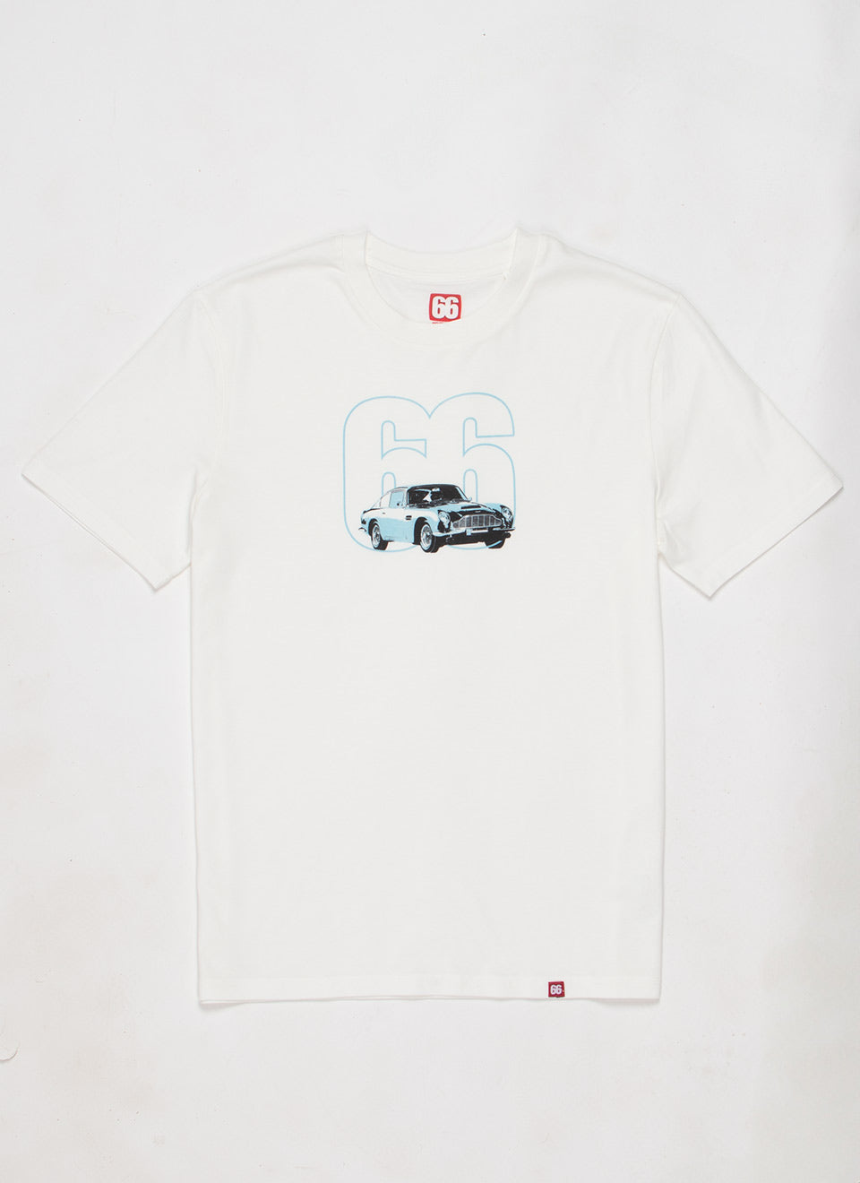 Aston Martin DB5 Inspired - Vintage White T-shirt - AceTee by 66 Clothing