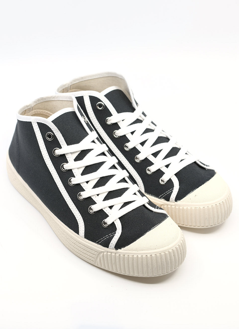 The Woody Boot Womens - Charcoal Black - Late 50s Early 60s Canvas Style