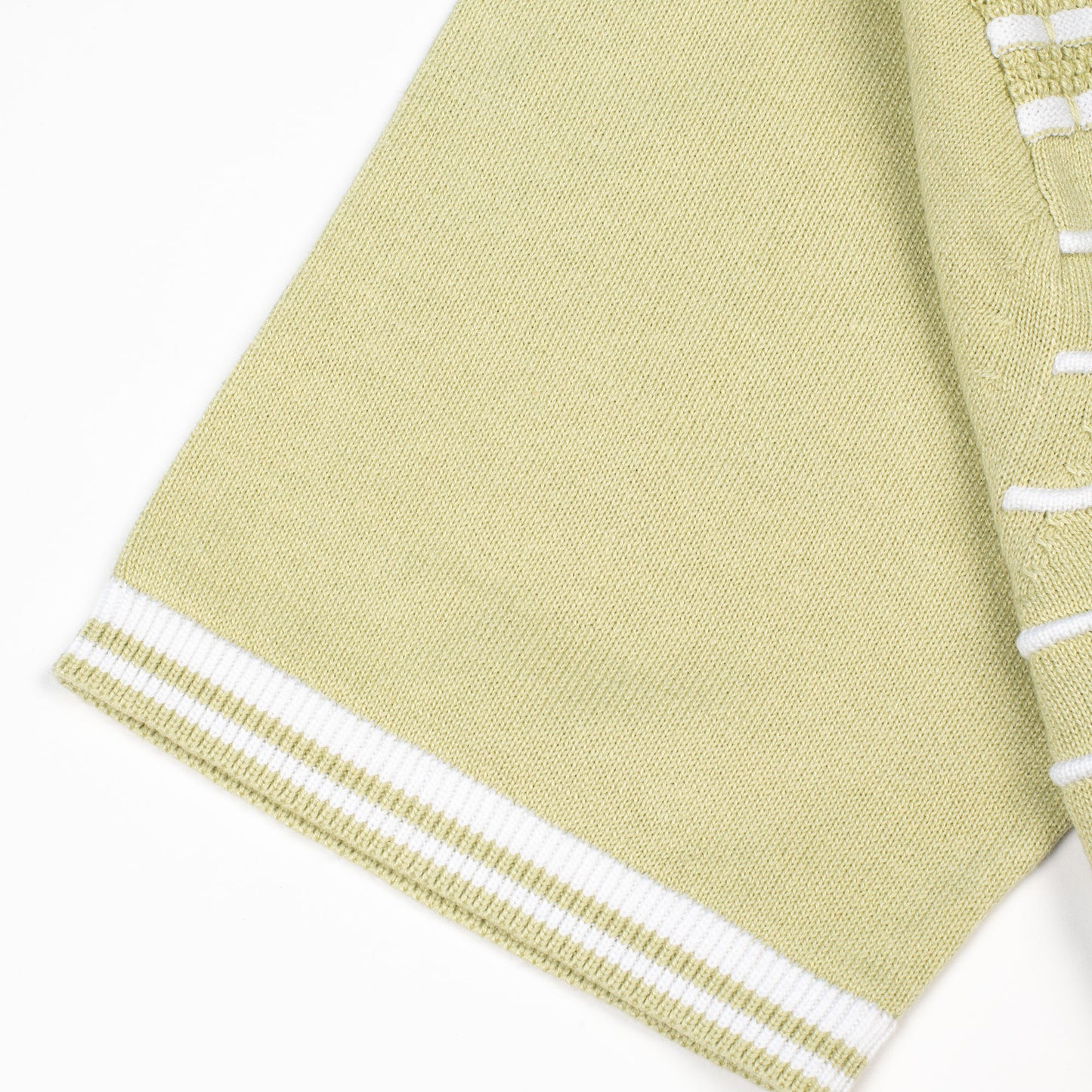 Gabicci Canyon Pistachio Modshoes Exclusive - Short Sleeve Knitted Polo