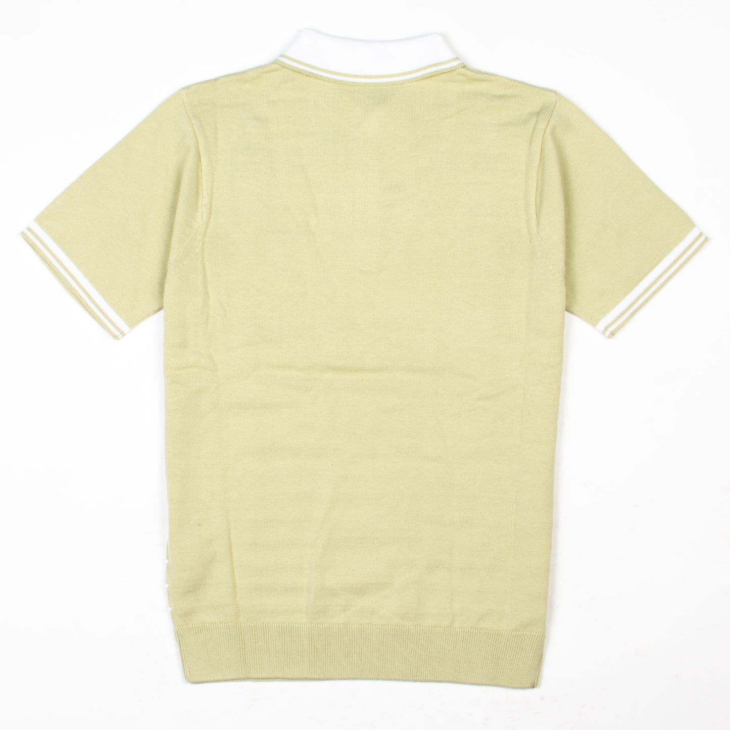 Gabicci Canyon Pistachio Modshoes Exclusive - Short Sleeve Knitted Polo