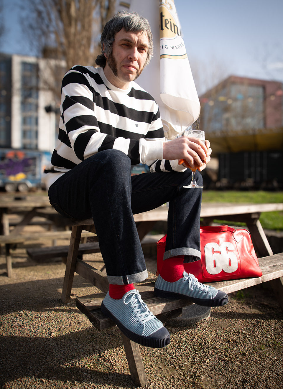 JJ26S Indigo Selvedge Denim Jeans - by 66 Clothing