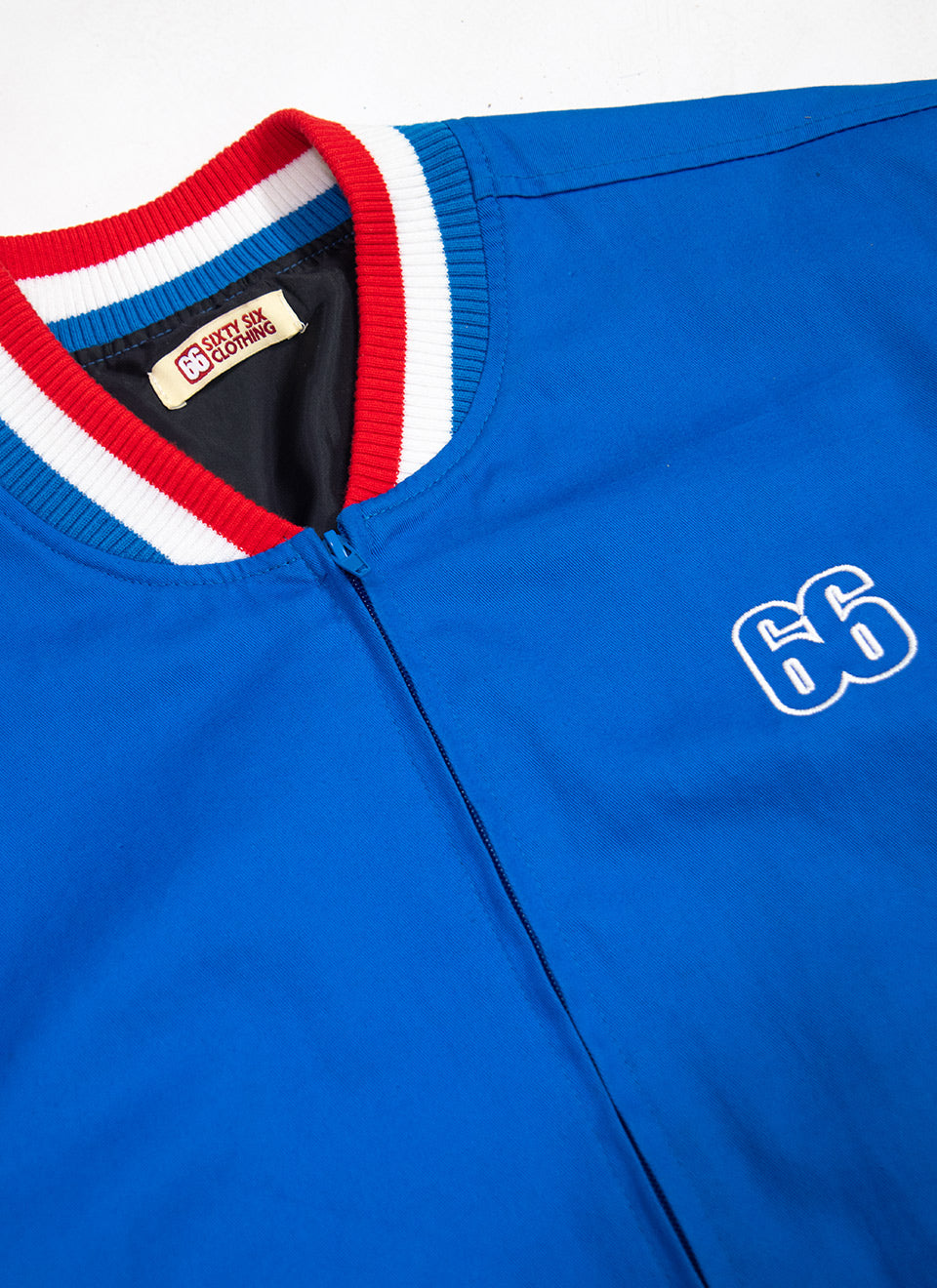 66 Clothing The Alf - 1966 World Cup Final Alf Ramsey Inspired - Mid Blue Training Monkey Jacket