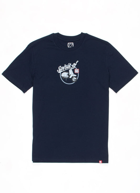 Spirit of 66 Lambretta - Navy T-shirt - AceTee by 66 Clothing