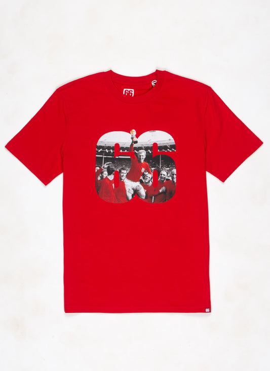 World Cup 66 Winners - Red T-shirt - AceTee by 66 Clothing