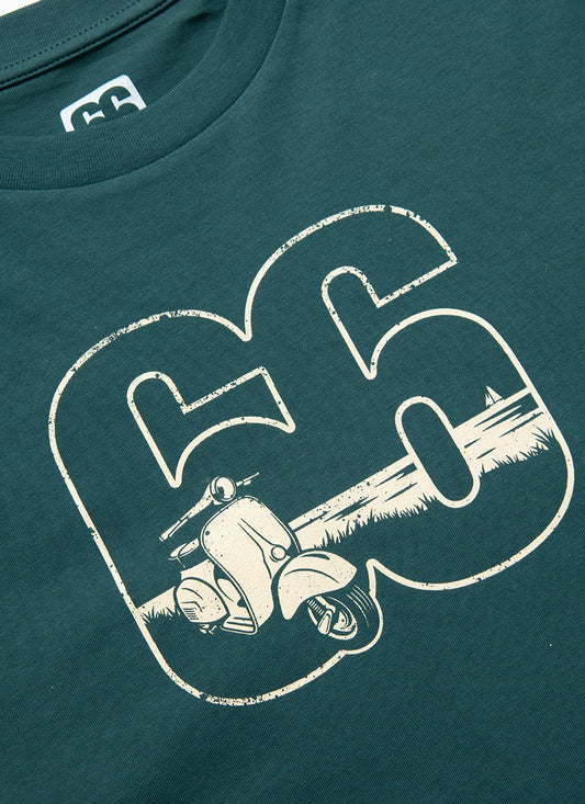 66 Clothing Coastal Vespa AceTee - Racing Green T-shirt
