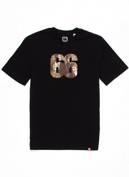Small Faces 66 - Black T-shirt - AceTee by 66 Clothing