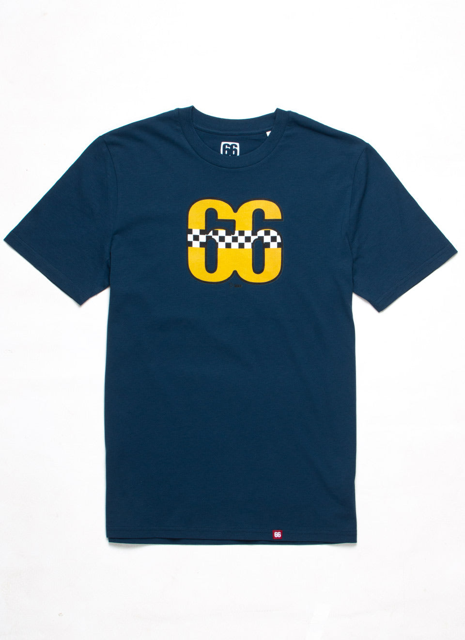 66 Clothing Yellow Taxi Designed By Terry Rawlings AceTee - Petrol Blue T-shirt