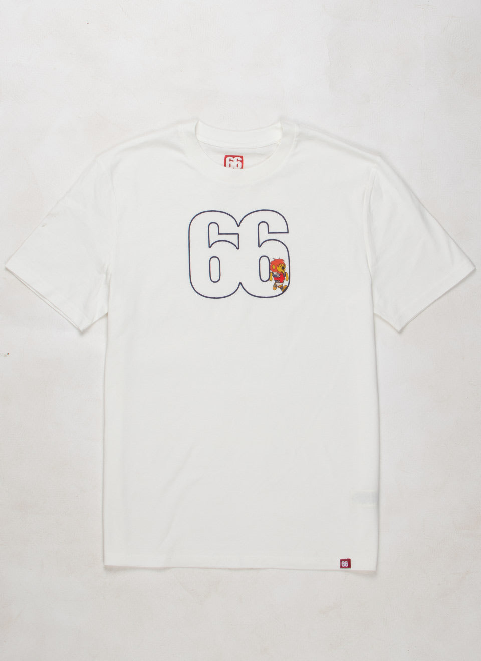 66 Clothing World Cup Willie Inspired 66 AceTee - Vintage White T-shirt