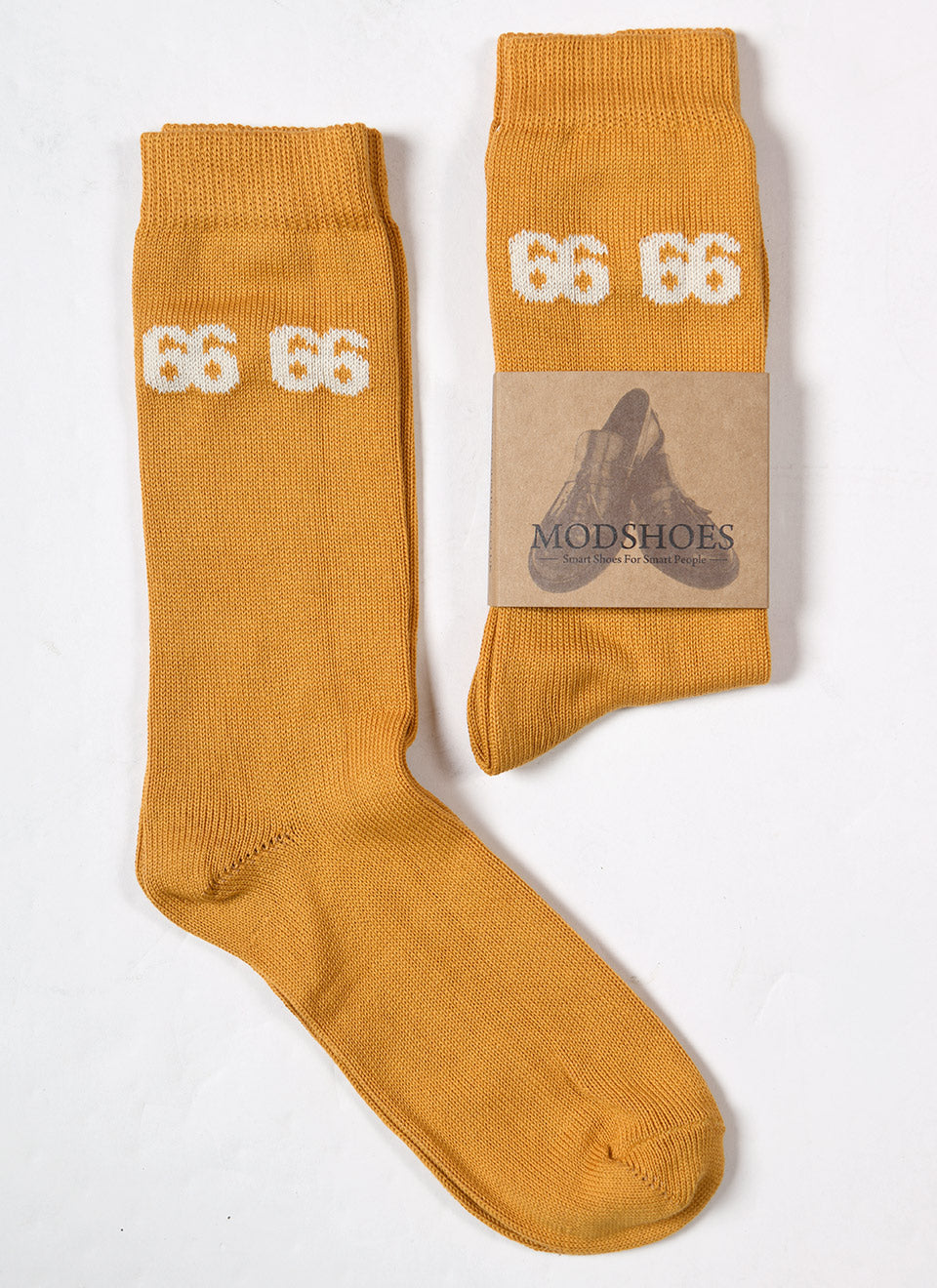 66 Golden Mustard Socks UK Made by 66 Clothing