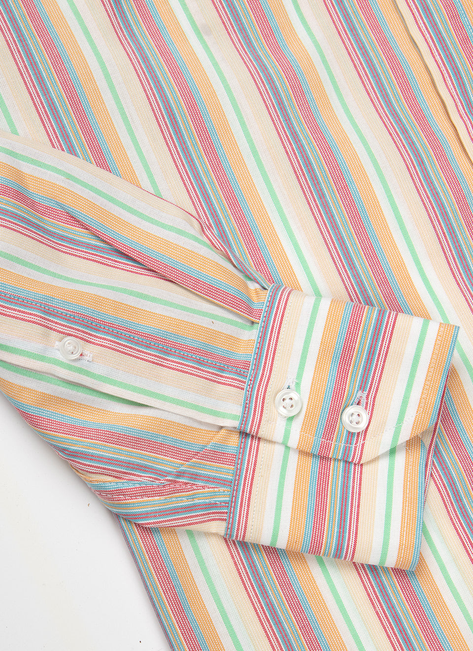 The Jackpot 2026 - Limited Edition - Multi Colour Stripe High Collar Button Down Long Sleeve Shirt - Mod Skin Style