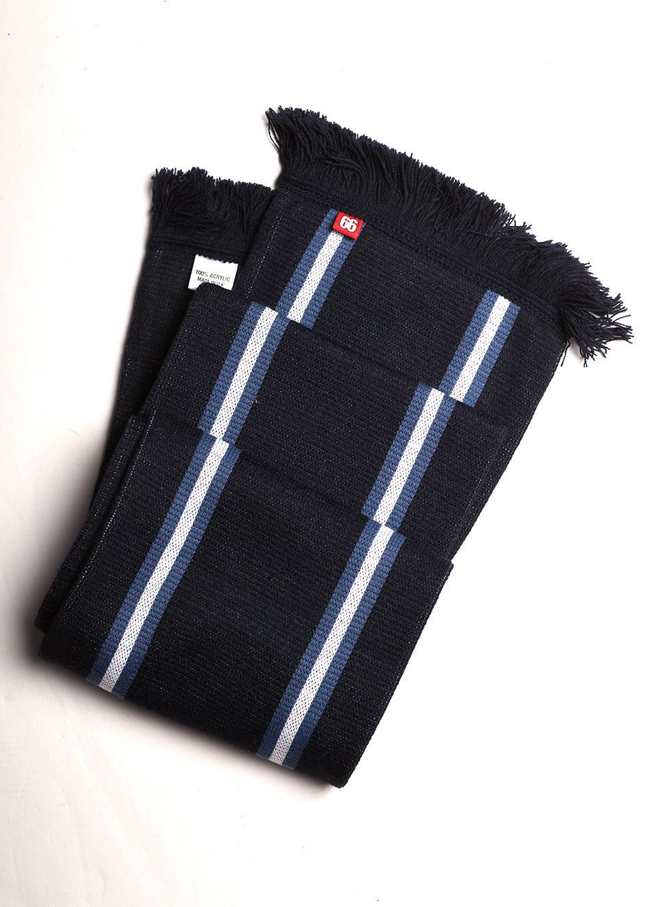 When You're Young Scarf - Navy Stripe - Paul Weller Jam Inspired