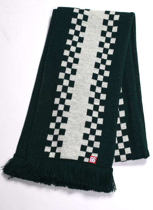 The Racer Scarf In Racing Green - By 66 Clothing