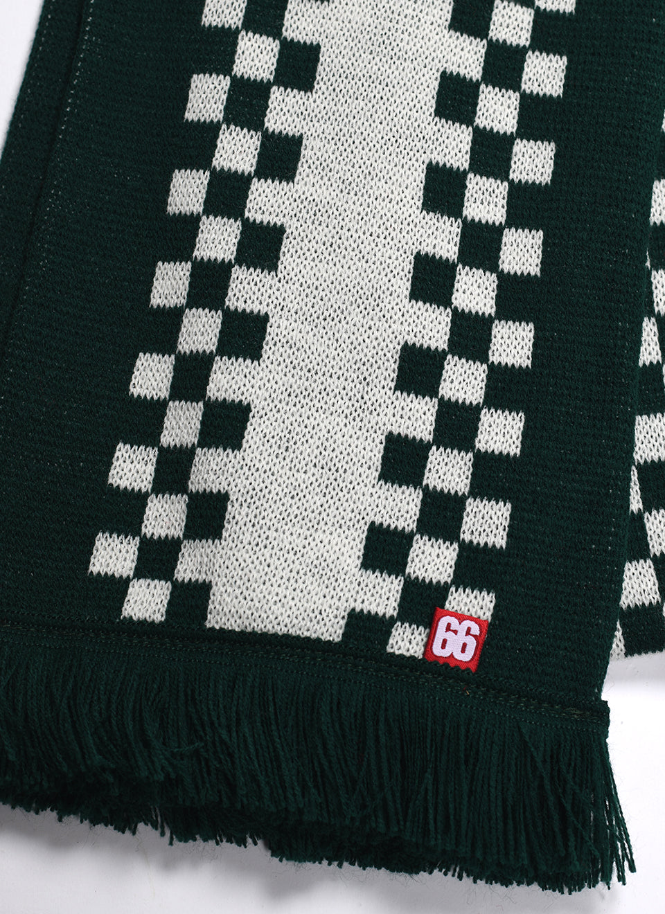 The Racer Scarf In Racing Green - By 66 Clothing