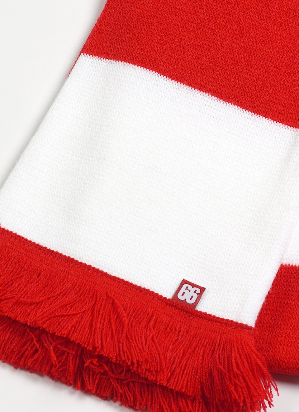 The 'Help' Scarf - Red White - Beatles Inspired