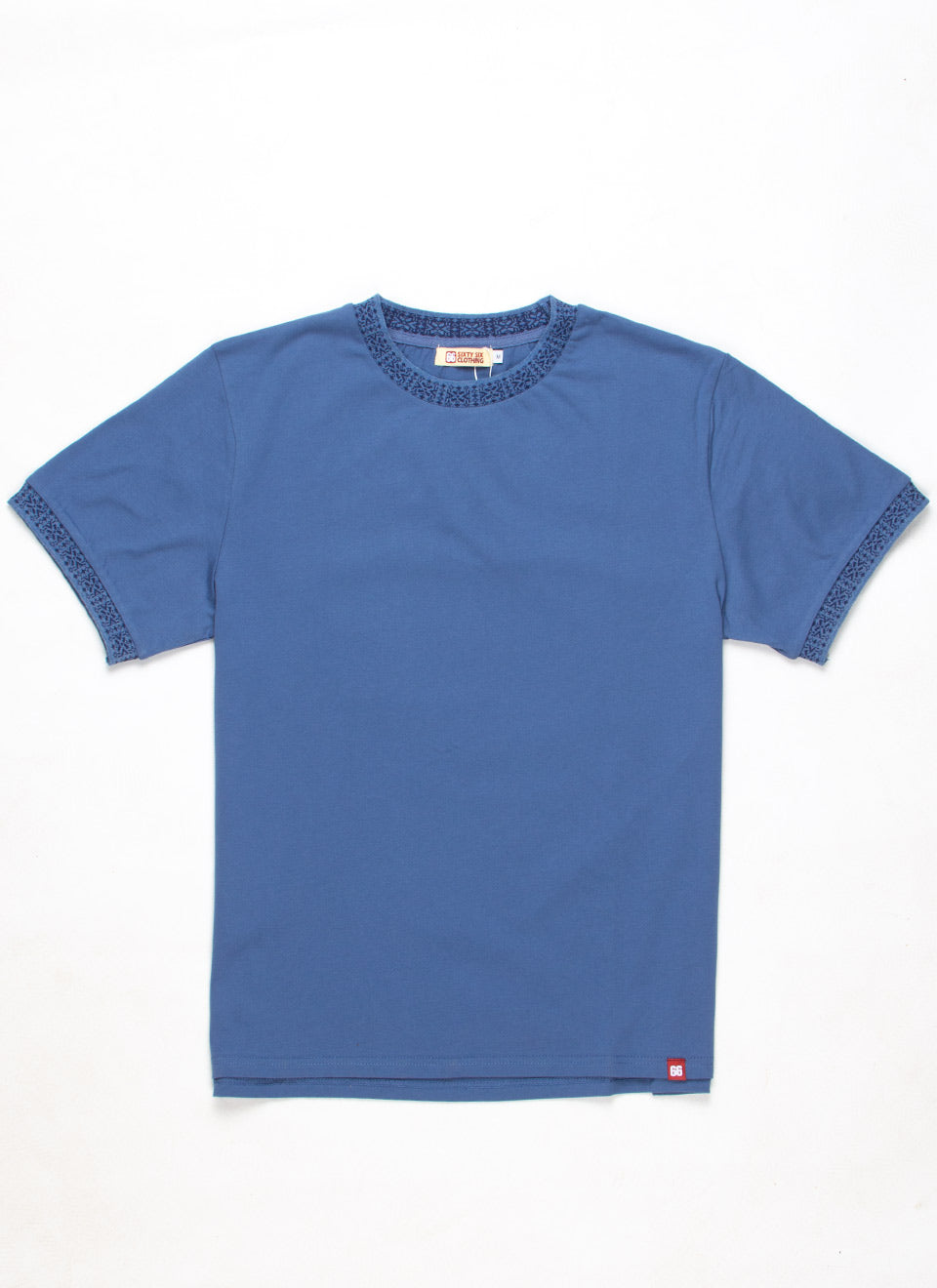 The "Help" - John Lennon (Beatles) Inspired - Blue Short Sleeve Top By 66 Clothing