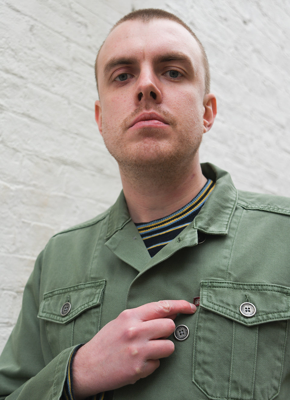 The 'Marr' Jacket In Olive - Military Utility Inspired by 66 Clothing