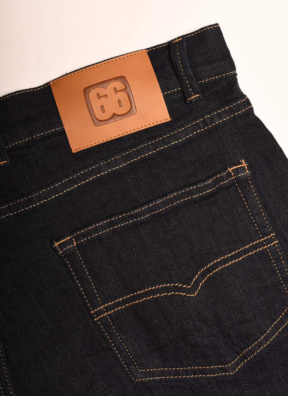 JJ24 Indigo Dark Denim Jeans - by 66 Clothing