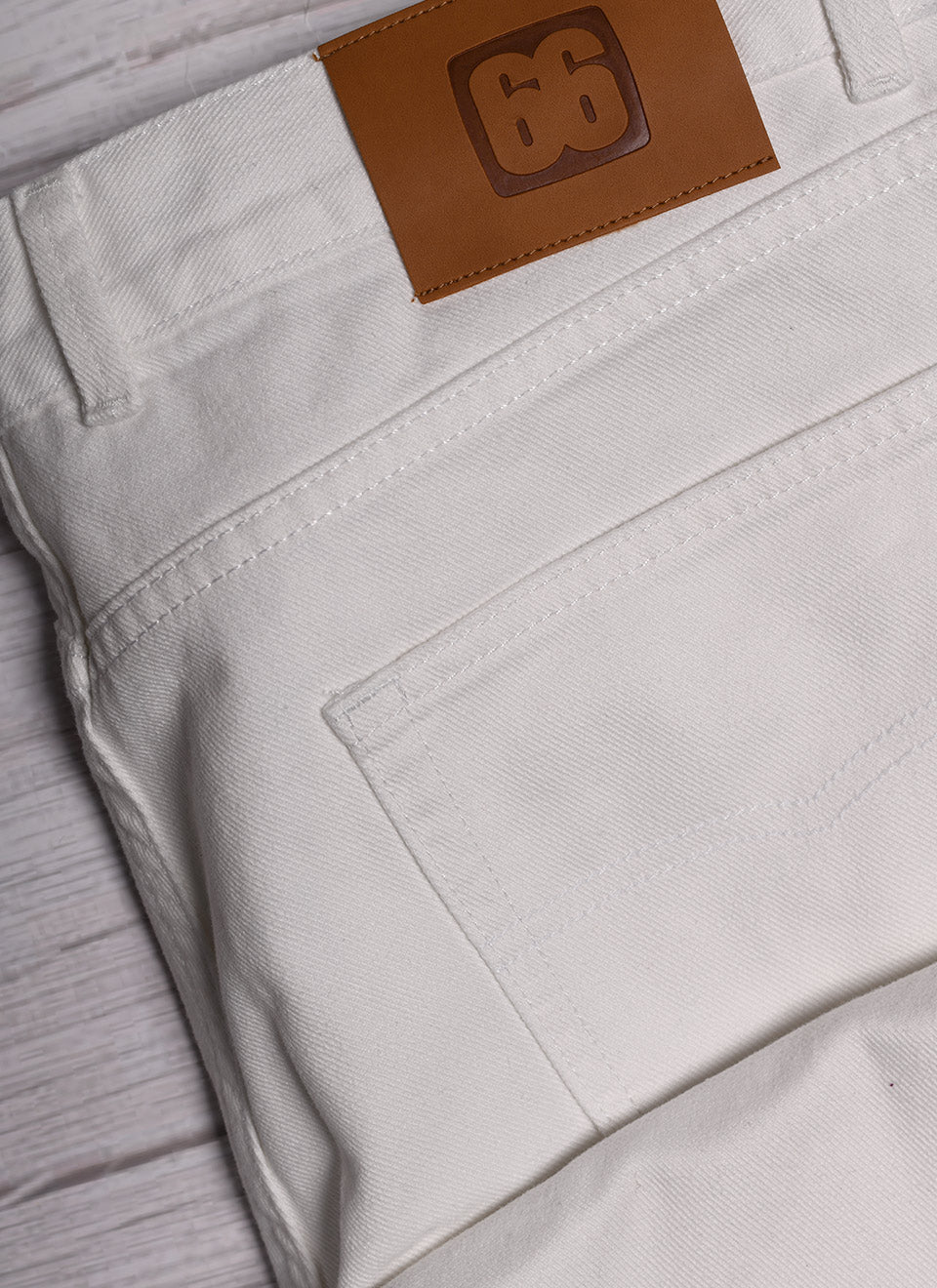 JJ24 White Jeans By 66 Clothing