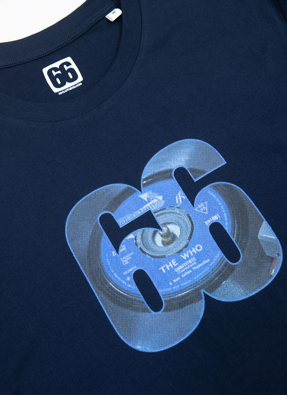 66 Clothing The Who Subsitute Single 66 AceTee - Navy T-shirt