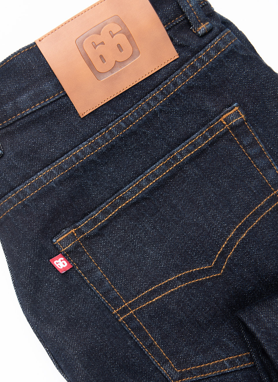 JJ26S Indigo Selvedge Denim Jeans - by 66 Clothing