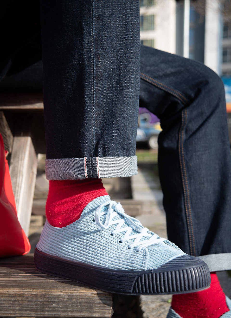 JJ26S Indigo Selvedge Denim Jeans - by 66 Clothing