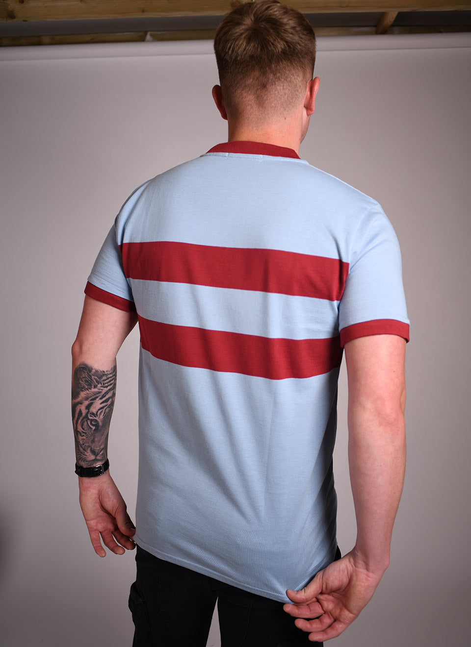 The '#6' by 66 Clothing V2 UK Made - Bobby Moore West Ham Away Inspired T-Shirt