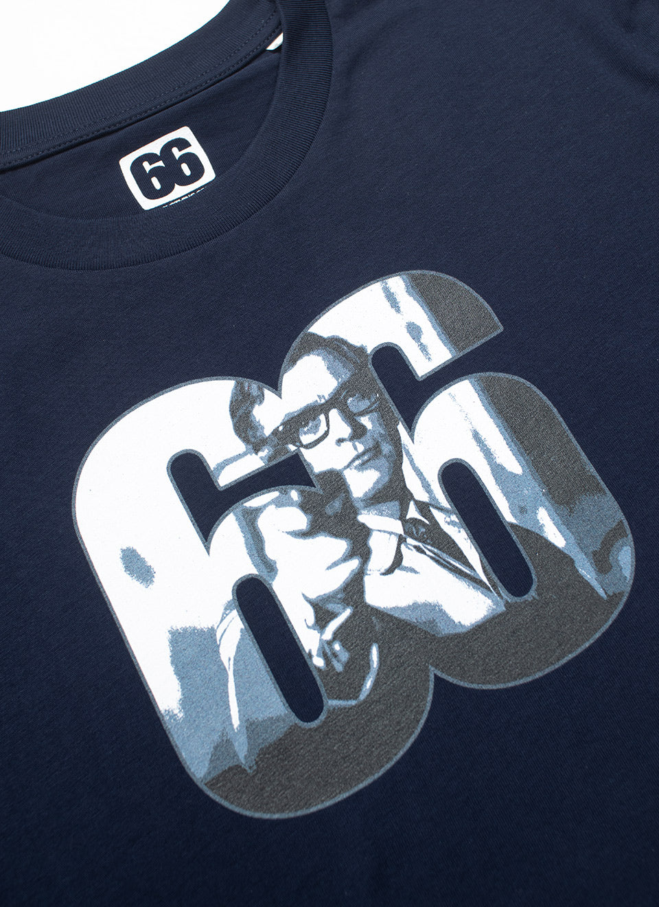 Michael Caine Harry Palmer Inspired - Navy T-shirt - AceTee by 66 Clothing