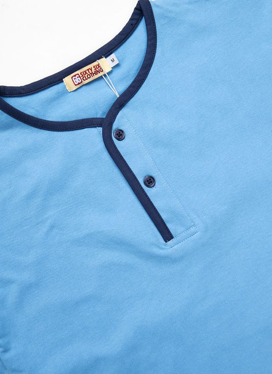 The 'Portland' by 66 Clothing Sky Blue & Navy - John Lennon Beatles Inspired