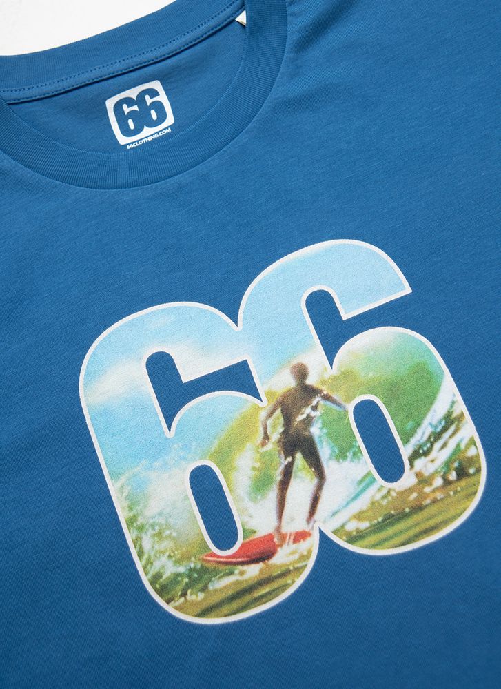 66 Clothing Beach Boys Inspired 66 AceTee - Blue T-shirt