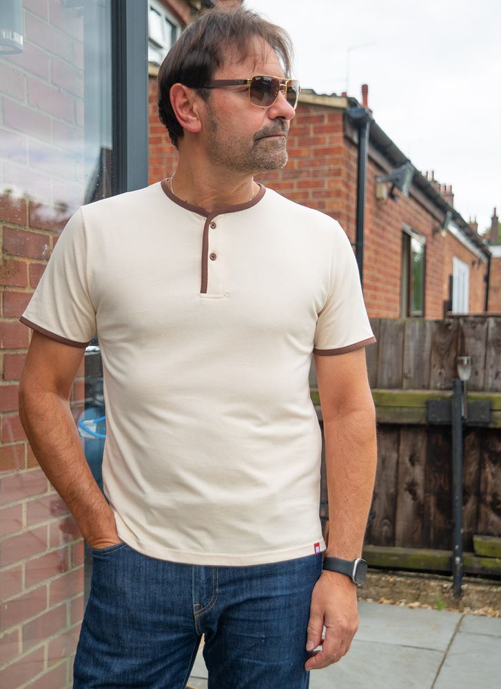 The 'Portland' by 66 Clothing Cream & Choc - John Lennon Beatles Inspired