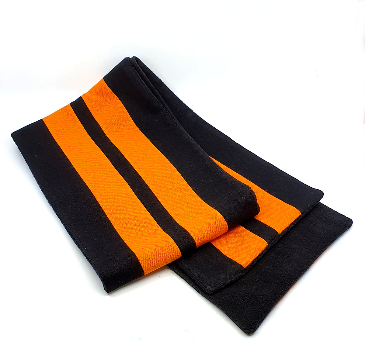 Black & Orange Stripe College Scarf – Style Council Colours – Made In England